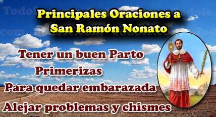 Principales Oraciones a San Ramón Nonato