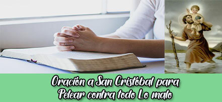Oración a San Cristóbal para Pelear