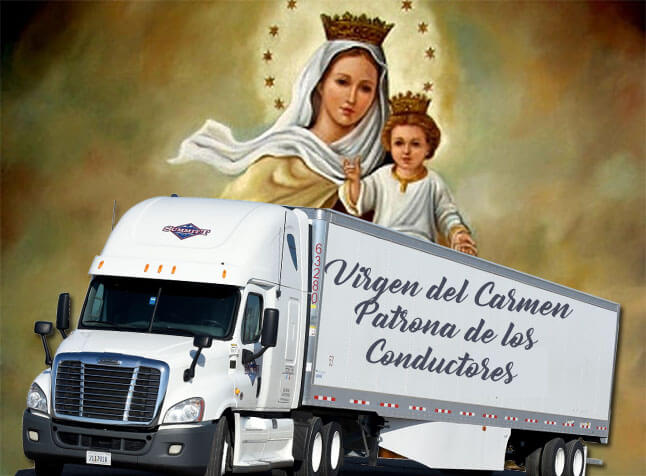 Virgen del Carmen Patrona de los Conductores