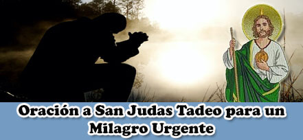 Oración a San Judas Tadeo para un Milagro Urgente